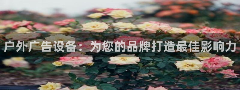 杏宇代理注册：户外广告设备：为您的品牌打造最佳影响力