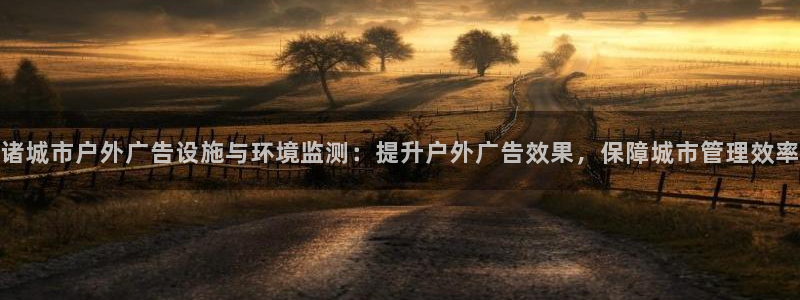 杏宇平台总代理：诸城市户外广告设施与环境监测：提升户外广告效果，保障城市管理效率