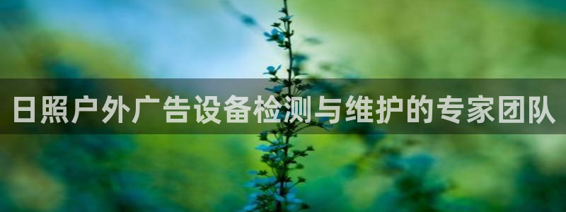 杏宇平台代理怎么赚钱快：日照户外广告设备检测与维护的专家团队