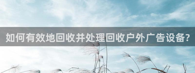 杏宇平台主管：如何有效地回收并处理回收户