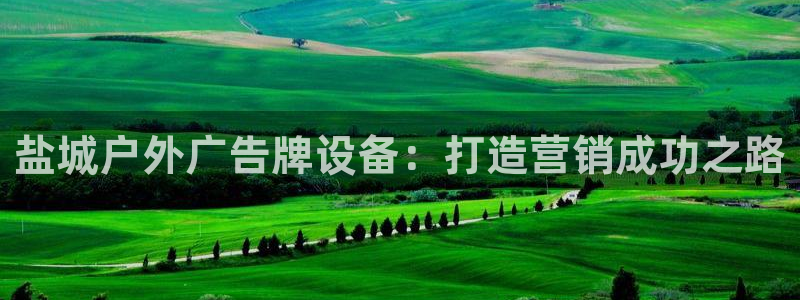 杏宇平台注册登录：盐城户外广告牌设备：打造营销成功之路