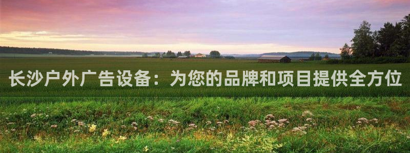 杏宇平台代理多少钱一个月：长沙户外广告设