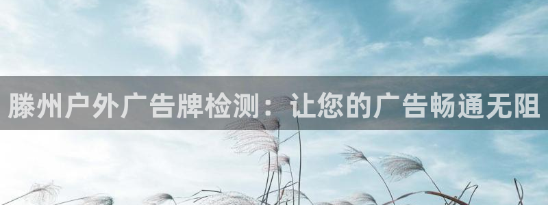 杏宇平台登录步骤图：滕州户外广告牌检测：